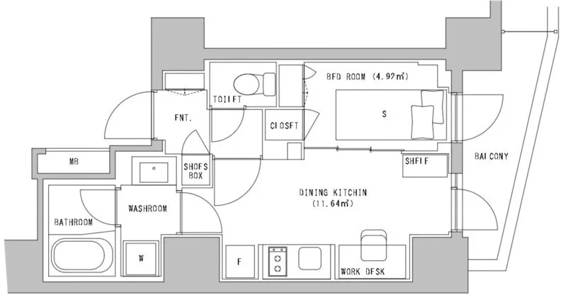 Hmlet Kinshicho II - Floor Plan - ["Floor plan"]