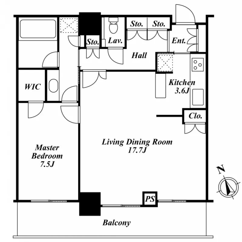 Lieto Court Arc Tower - Floor Plan - ["Rectangle", "Line", "Slope"]