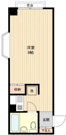 Maison Iwasaki No. 2 - Floor Plan - ["Apartment", "Floor", "Door"]