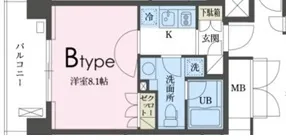 Galleria Higashi Shinjuku - Floor Plan - ["Wood flooring"]