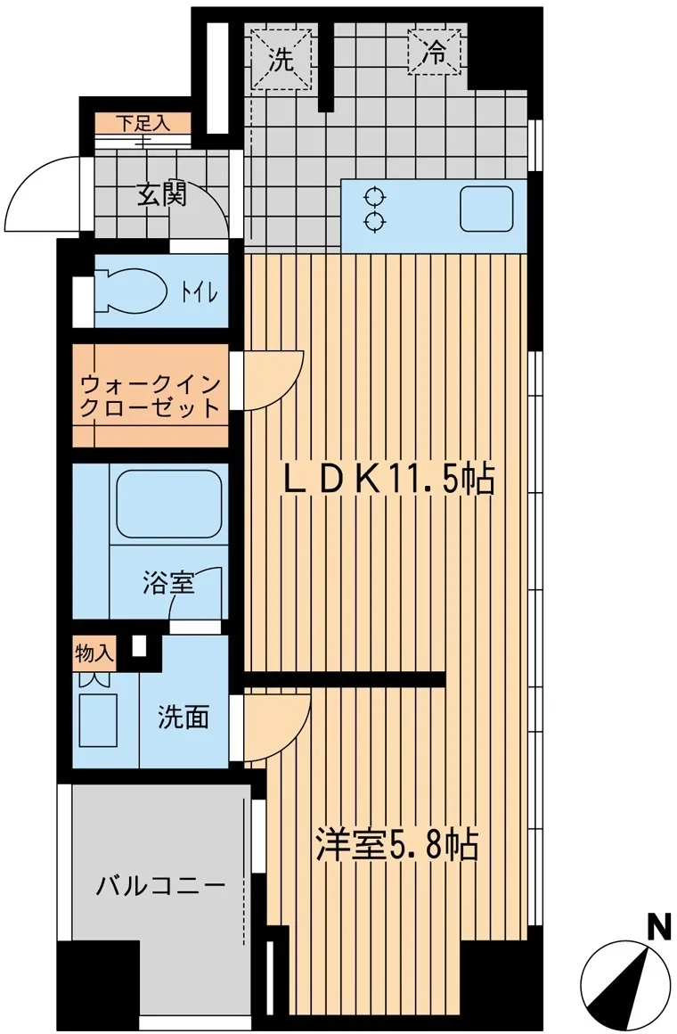 Will Terrace Kachidoki - Floor Plan - ["Apartment"]