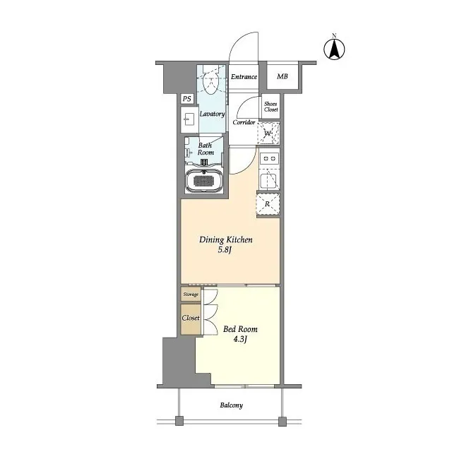 Azure Terrace Toyocho - Floor Plan - ["Rectangle", "Font", "Parallel"]