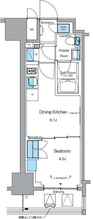 Prime Urban Asakusa Terrace - Floor Plan - []
