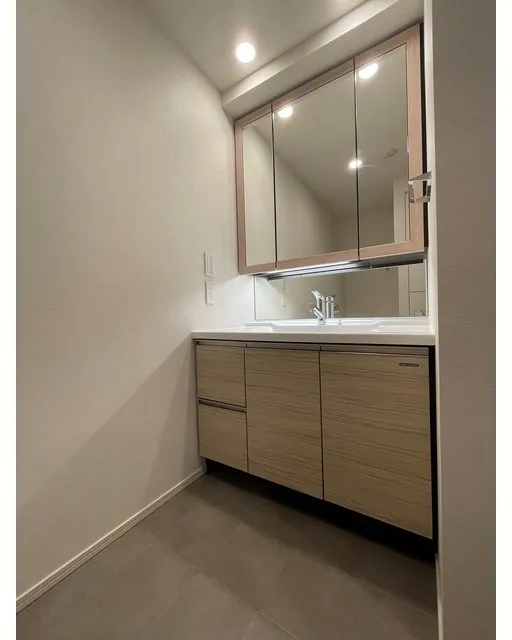 ALTERNA Nihonbashi - Interior - ["Bathroom Sink", "Bathroom cabinet", "Flooring"]