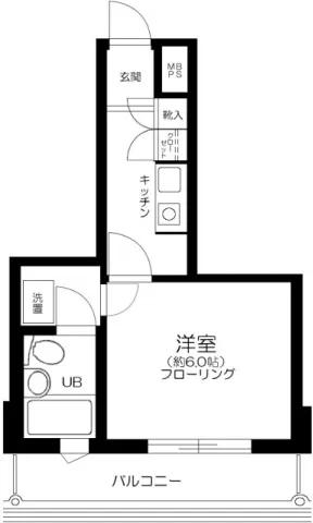 Green Capital Chitose Funabashi - Floor Plan - ["Tile Flooring", "Wood flooring"]
