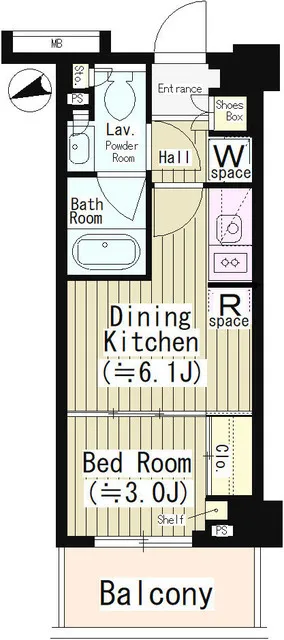 Park Axis Ochiai Higashinakano - Floor Plan - ["Font", "Communication Device", "Parallel"]