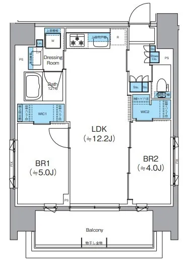 Crevia Luxe Kinshicho - Floor Plan - ["Rectangle", "Schematic", "Parallel"]