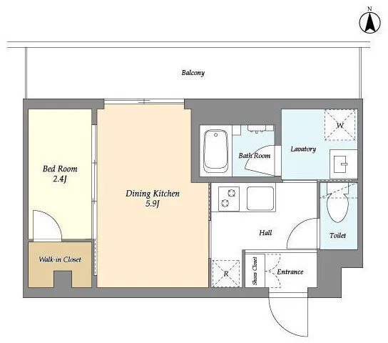 Stylio Higashi-Shinagawa - Floor Plan - ["Floor plan", "Diagram"]