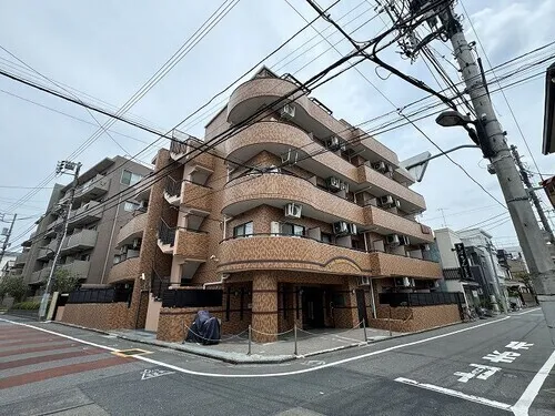 Lions Mansion Tetsugakudo - Exterior - ["Urban design", "Overhead power line", "Brick"]