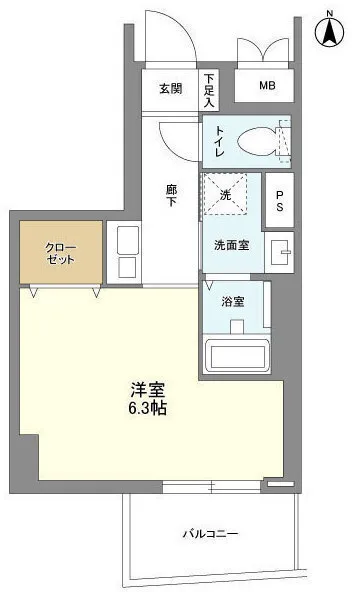 Milia Residence Ochanomizu - Floor Plan - ["Wood flooring", "Tile Flooring", "Floor plan"]