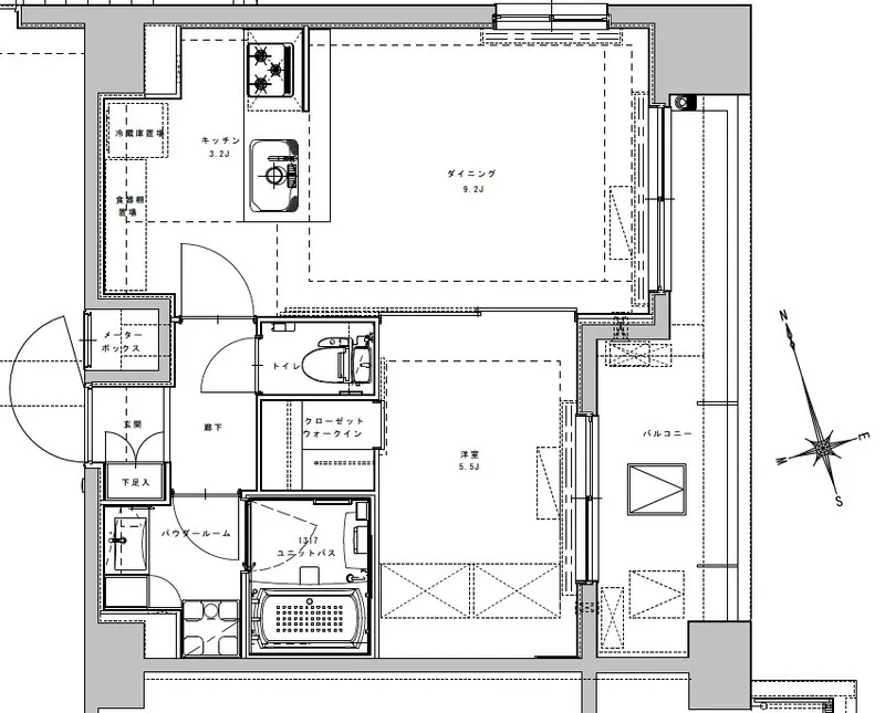 Asyl Court Omori Nishi - Floor Plan - ["White", "Plan", "Schematic"]