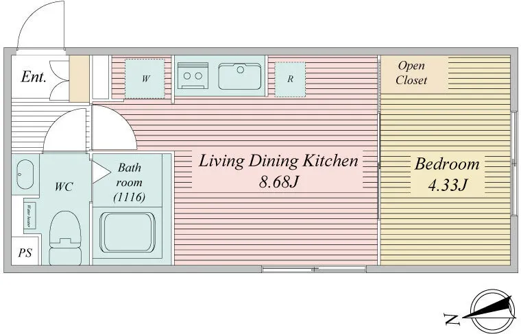 LiveFlat Magome - Floor Plan - ["Plumbing fixture", "Floor plan", "Sink"]