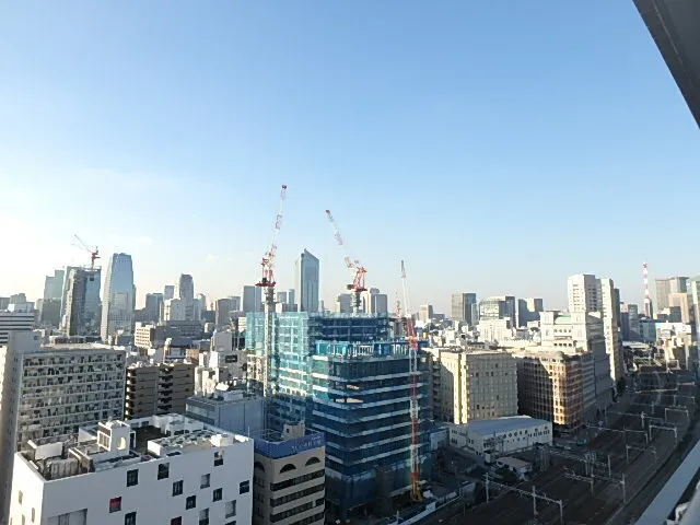 Acty Shiodome - Interior - ["Sky", "Urban area", "Building"]