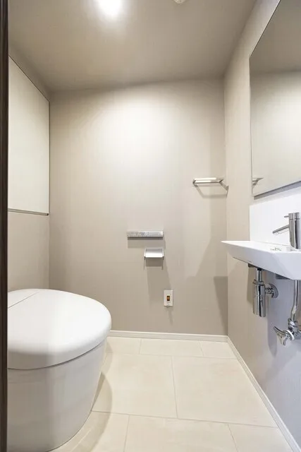 River Point Tower - Interior - ["Toilet seat", "Bathroom", "Toilet"]