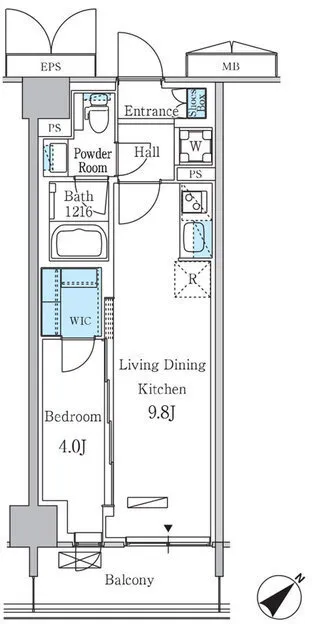 Park Axis Shinagawa Minamioi Park Front - Floor Plan - []