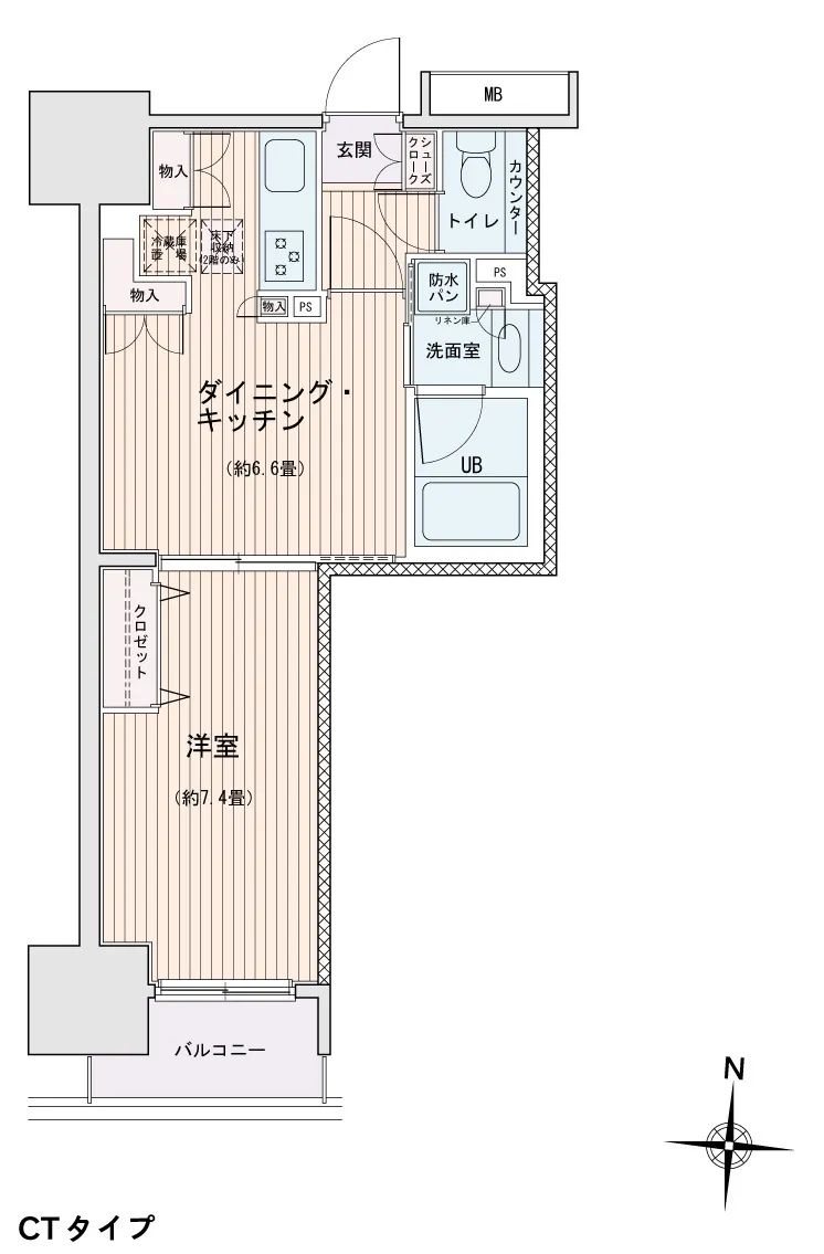 Esty Maison Kinshicho II - Floor Plan - ["Schematic", "Font", "Line"]