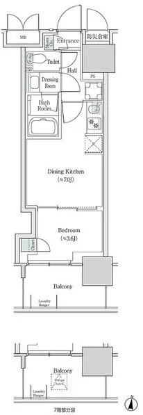 Brookside Residence Kiba - Floor Plan - ["Diagram"]