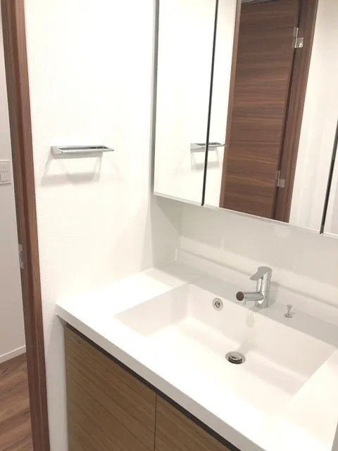 Bowflats Shinagawa Canal Side - Interior - ["Brown", "Mirror", "Tap"]