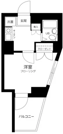 Caterina Magome - Floor Plan - ["Apartment", "Tile Flooring"]