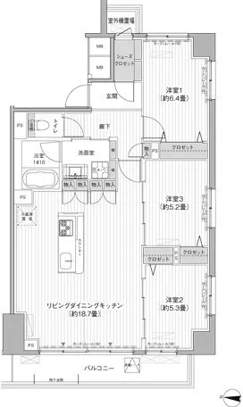 Sekitora Building No. 10 - Floor Plan - ["Plan", "Diagram", "Floor plan"]