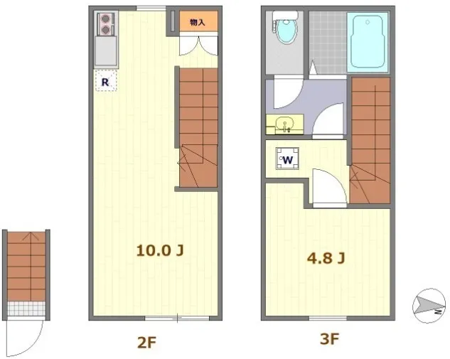 AMATERRACE Ekoda - Floor Plan - ["Stairs", "Wood stain", "Plan"]