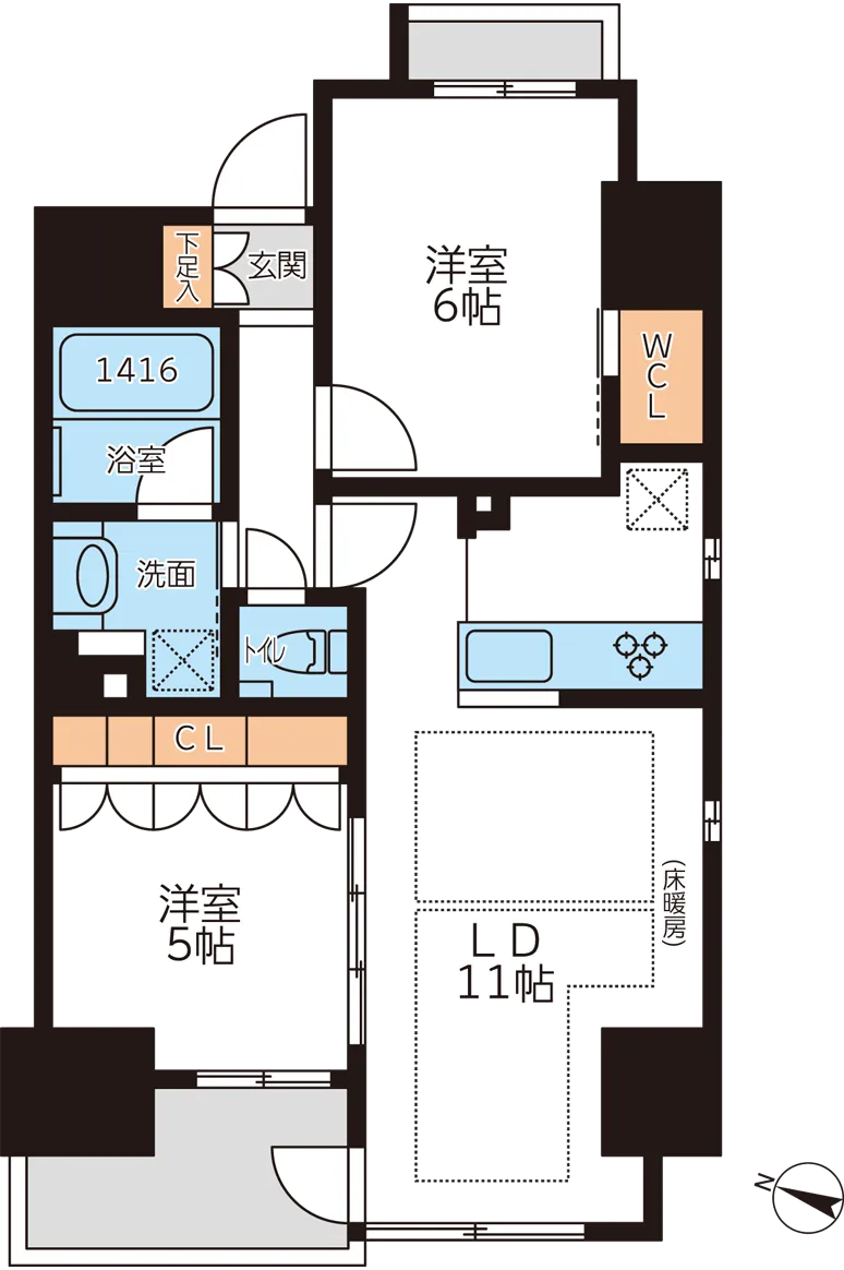 Gran Casa Honkomagome - Floor Plan - ["Line", "Rectangle", "Parallel"]
