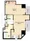 Prime Urban Itabashi Kuyakusho-mae - Floor Plan - ["Rectangle", "Font", "Parallel"] thumbnail