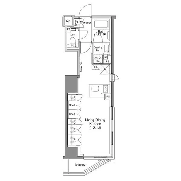 The Park Habio Kagurazaka Katsuki - Floor Plan - ["Font", "Parallel", "Plan"]