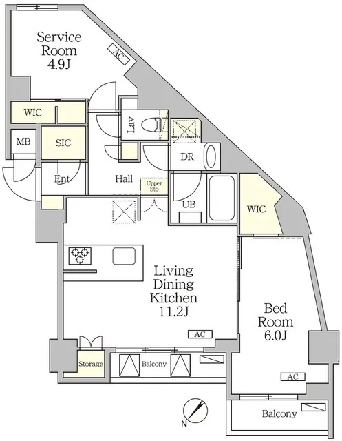 Asyl Court Ikejiri Ohashi - Floor Plan - ["Plan", "Diagram", "Schematic"]