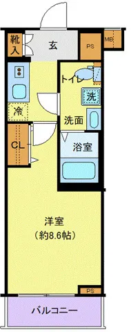 Genovia Sakurajosui Sky Garden - Floor Plan - ["Apartment", "Geraniums"]