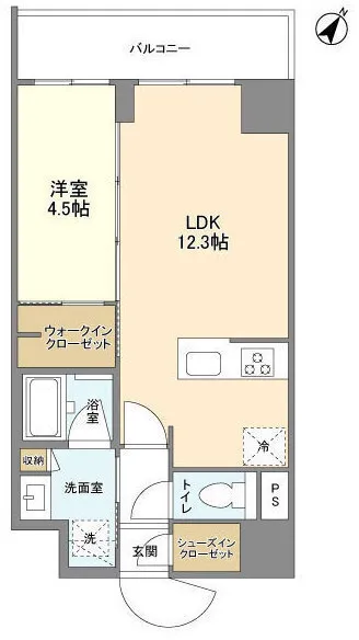 Blanciesta Asakusa Senzoku - Floor Plan - ["Wood flooring", "Floor plan"]