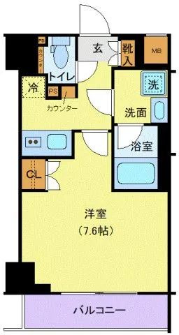 Open Bloom Higashi Nihonbashi - Floor Plan - []