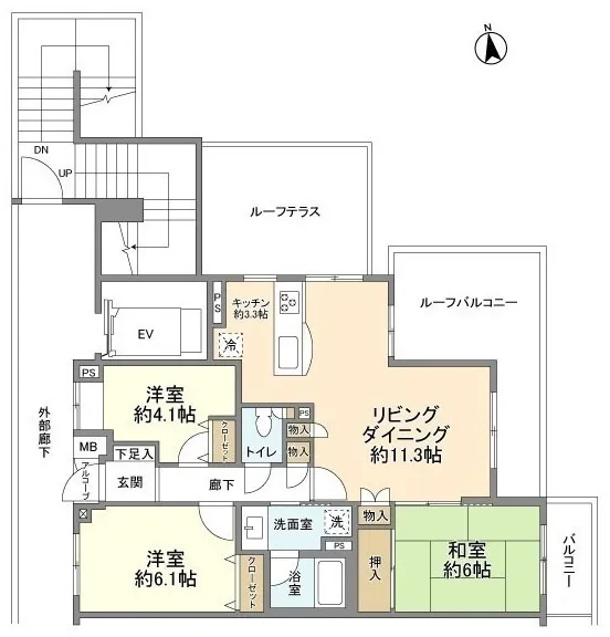 Tokyu Doel Ars Setagaya Wakabayashi - Floor Plan - ["Plan", "Floor plan", "Diagram"]