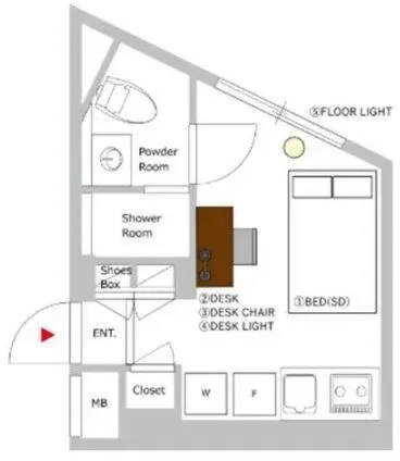 Hmlet Shibuya Ohashi - Floor Plan - []