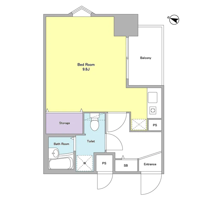 Rafuge Oimachi - Floor Plan - ["Rectangle", "Font", "Parallel"]