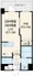 Arc En Ciel Shinjuku Daikyocho - Floor Plan - ["Apartment", "Tile Flooring"] thumbnail