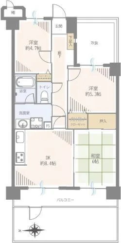 Asahi Palio Tsudanuma Room 217