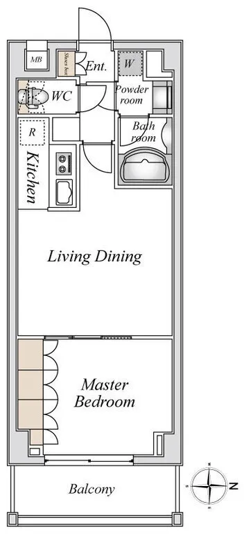 JMF Residence Akabane Shimo - Floor Plan - []