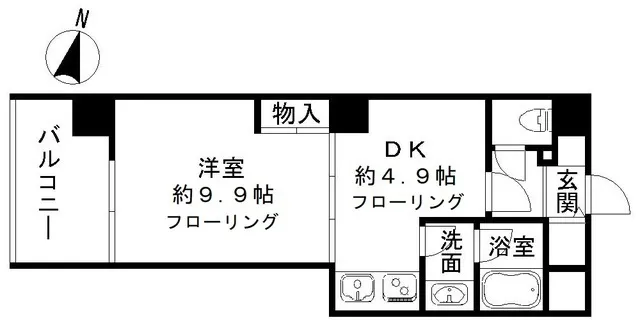 Jera Ebisu Residence - Floor Plan - ["Floor", "Flooring", "Plumbing fixture"]