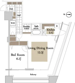 Concieria Nishi Shinjuku TOWER'S WEST - Floor Plan - ["Diagram", "Plan", "Floor plan"]