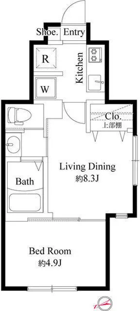 Covent Garden - Floor Plan - ["White", "Plumbing fixture"]