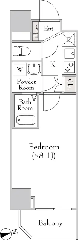 Canvas Itabashi - Floor Plan - []