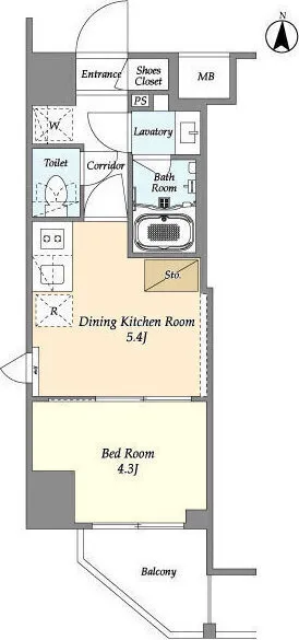 Azure Terrace Toyocho - Floor Plan - ["Rectangle", "Font", "Parallel"]