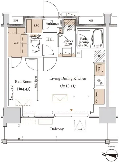 Blanchiesta Kiba - Floor Plan - ["White", "Diagram", "Plan"]