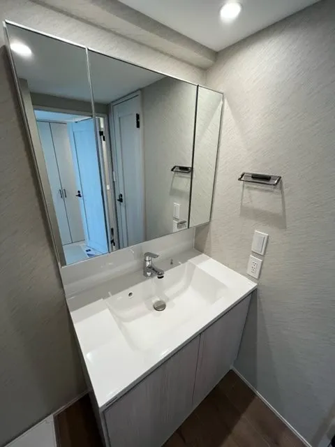 Residia Shibaura - Interior - ["Mirror", "Tap", "Plumbing fixture"]
