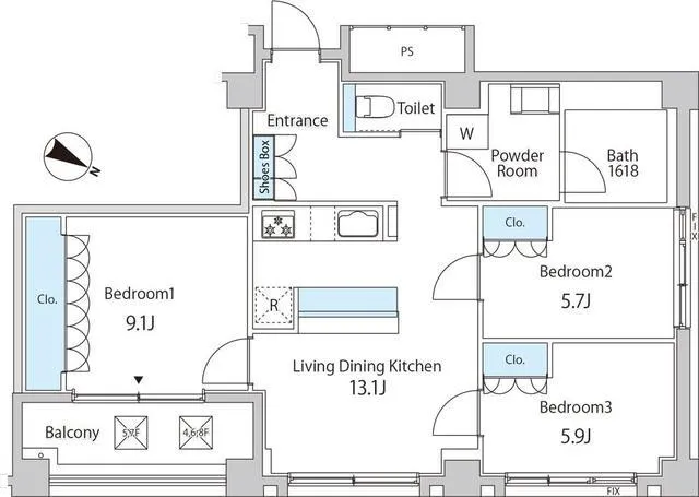 TKB Takao Inari - Floor Plan - ["Product", "Rectangle", "Font"]