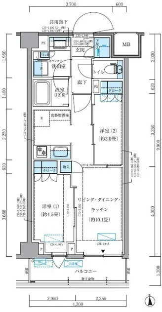 Park Axis Shinagawa Seaside - Floor Plan - ["Diagram", "Plan", "Floor plan"]