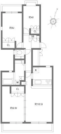 Associaire Bunkyo Hakusan - Floor Plan - ["Diagram", "Technical drawing", "Schematic"]