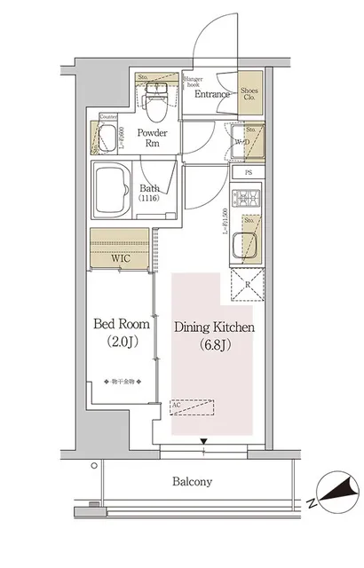 Urbanex Ryogoku - Floor Plan - ["Schematic", "Map", "Rectangle"]
