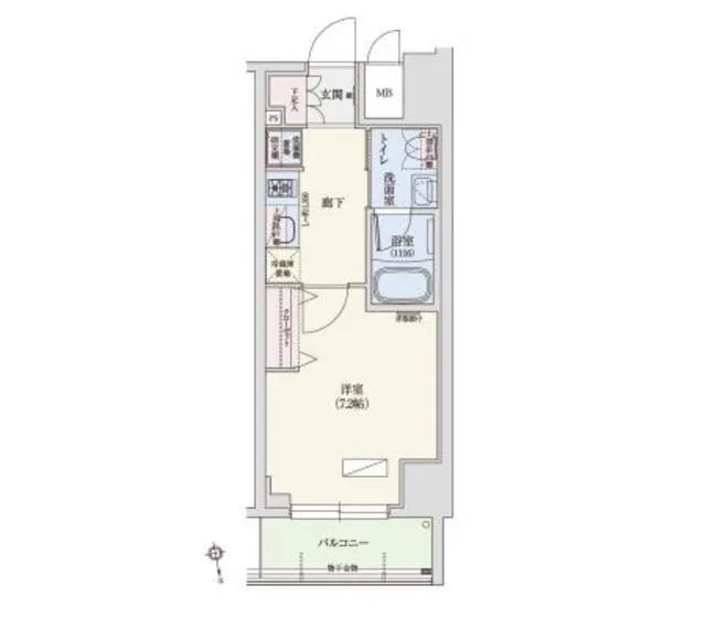Urbanex Akihabara East - Floor Plan - ["Rectangle", "Map", "Font"]